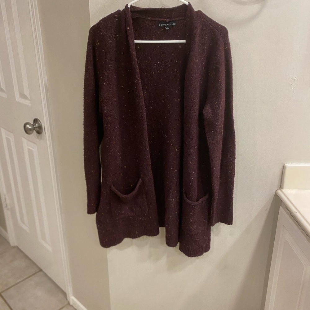 Women's Cozy Burgundy Sweater